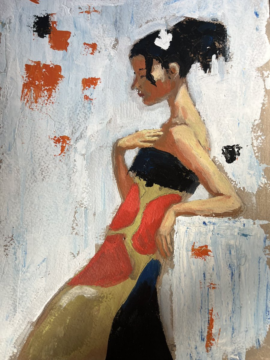RSalanitro's tweet photo. Finishing my latest painting in acrylics #art #PaintingArt #painting #drawings #fineart https://t.co/vQNvsJEK22