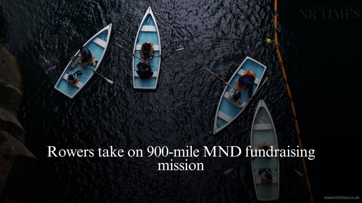 editorNRTimes's tweet image. A four-person crew is attempting a 900-mile row from Land’s End to John O’Groats to raise £57m for motor neurone disease (MND) research over four years. 

🔗 Full story: buff.ly/08POCHC 

#MND #Row4MND #FundraisingChallenge #NeuroRehab #MotorNeuroneDisease