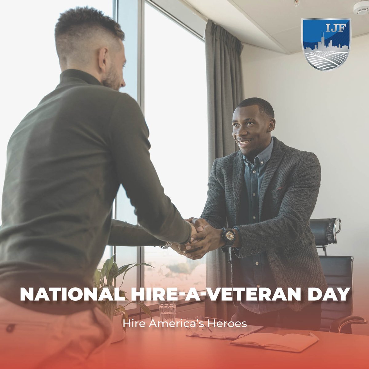 🇺🇸 National Hire a Veteran Day – July 25 🇺🇸
Veterans bring leadership, discipline, and real-world experience to every job they take on. Today, we encourage employers across Illinois to tap into this incredible talent pool.

#HireAVeteran #VeteranTalent #IllinoisJoiningForces