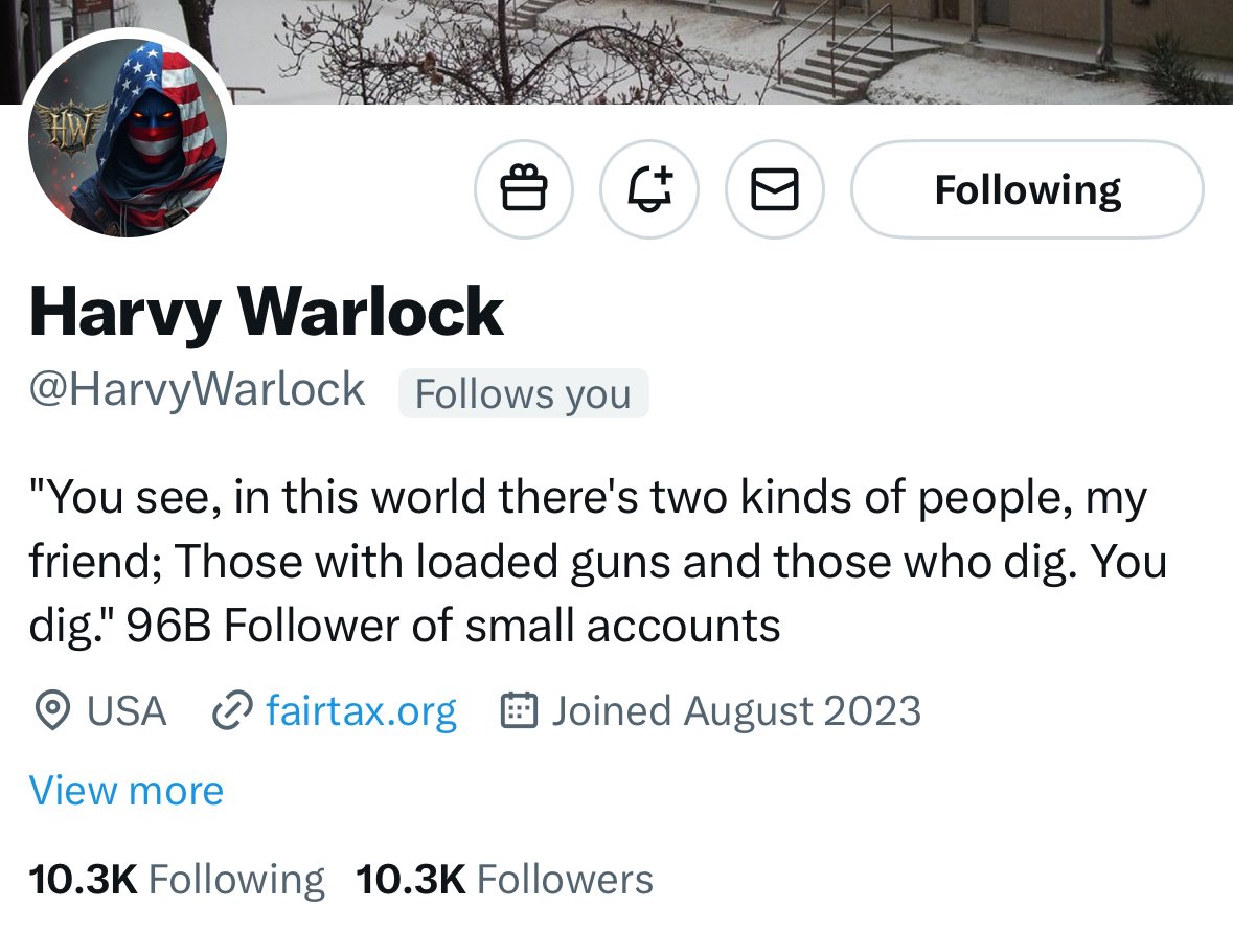 Steeler4ever (@steeler4ever79) on Twitter photo Another fantastic account who connects back and engages.
<a href="/HarvyWarlock/">Harvy Warlock</a> Letโs boost
๐๐ Another fantastic account who connects back and engages.
<a href="/HarvyWarlock/">Harvy Warlock</a> Letโs boost
๐๐
