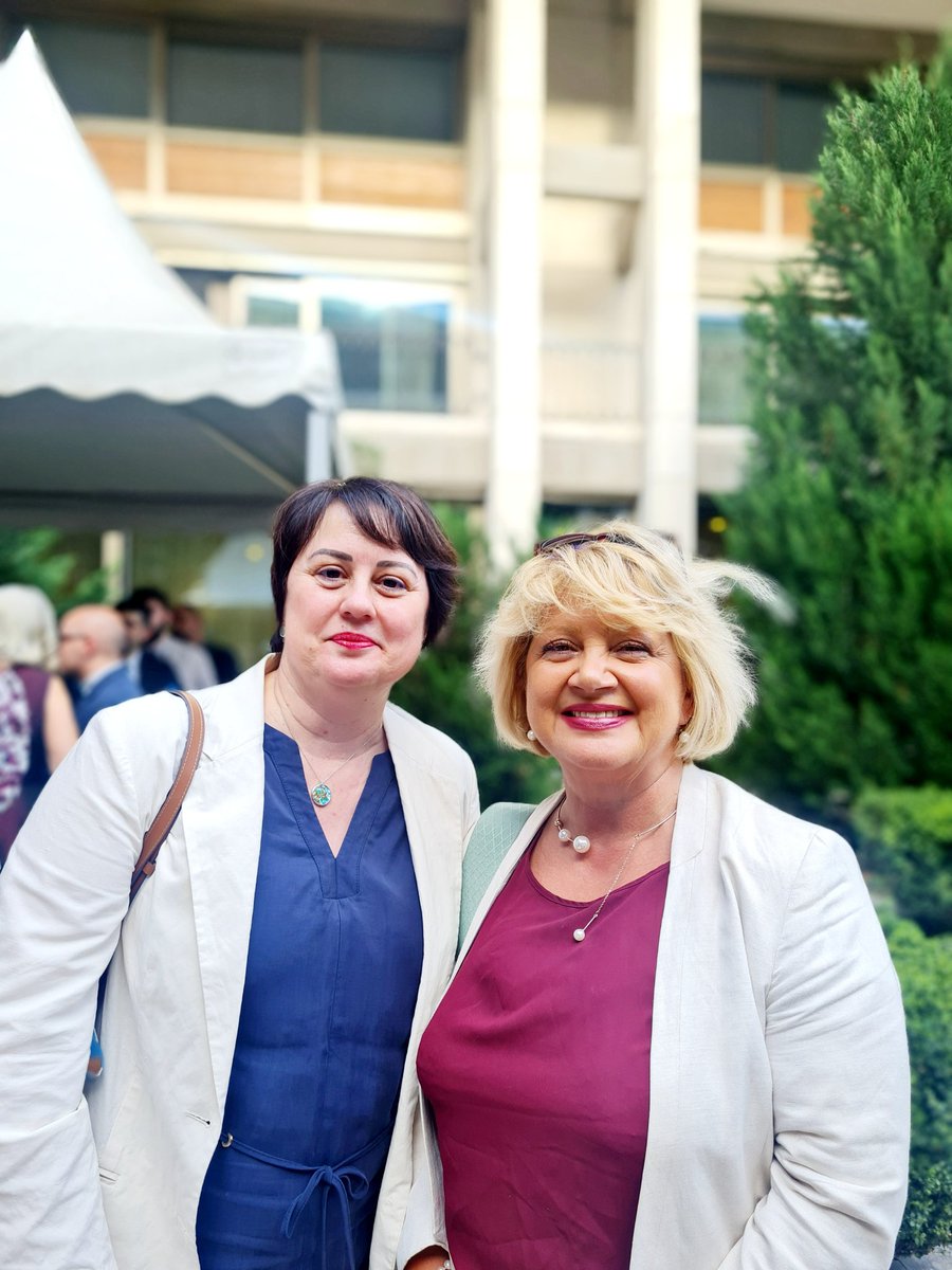 The dedication to "our" #BlackSea brought us together. 10 years after starting work in Istanbul at the <a href="/BSECorg/">BSEC Organization</a>, me temporarily as ambassador-at-large of 🇷🇴CiO, we meet again in Sofia. What a joy #RositsaStoeva! Good luck steering the current 🇧🇬CiO!
<a href="/MAERomania/">Ministry of Foreign Affairs of Romania 🇷🇴</a>
<a href="/MFABulgaria/">MFA Bulgaria</a>