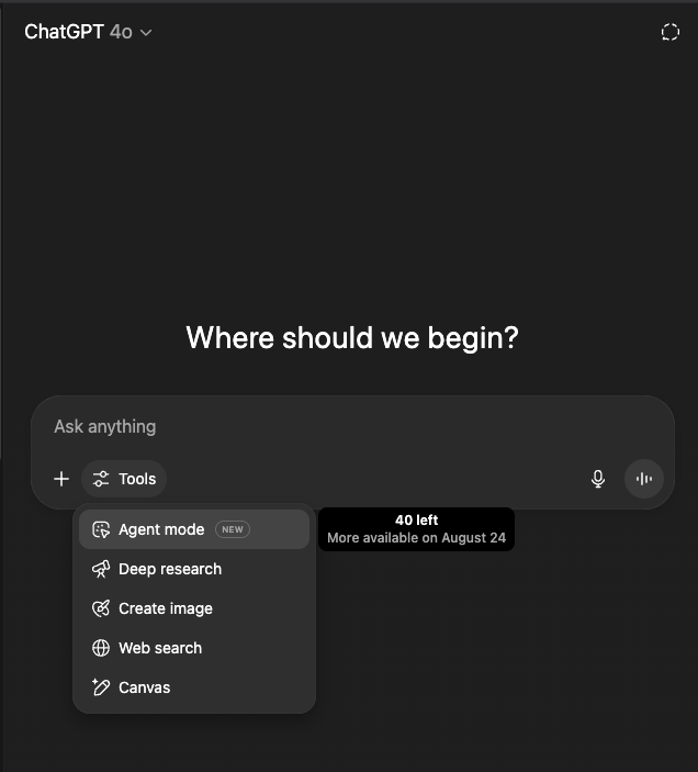 vibeCoderDK's tweet image. Agent mode has arrived! I'm a Plus user in Europe.
