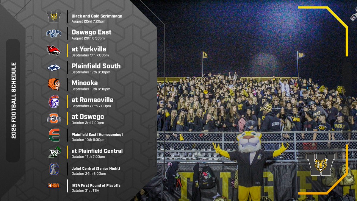 After a great summer we are excited to share our 2025 schedule!