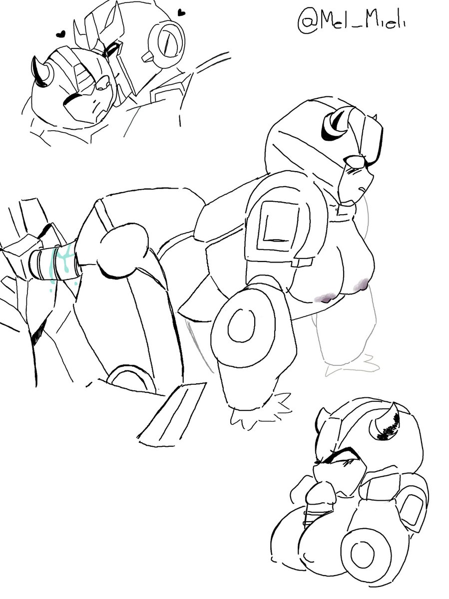 #prowlbee #tfidw #valveplug #bumblebee #prowl #tf #nsfw #beeprowl