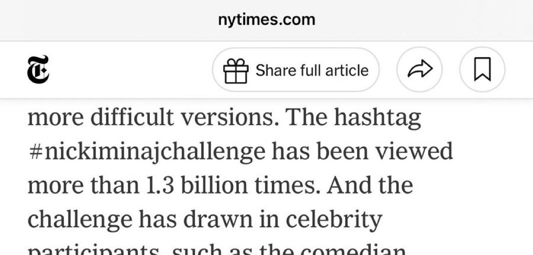 N8empire5's tweet image. 🚨The #NickiMinajChallenge hashtag has been viewed more than 1.3 BILLION times.