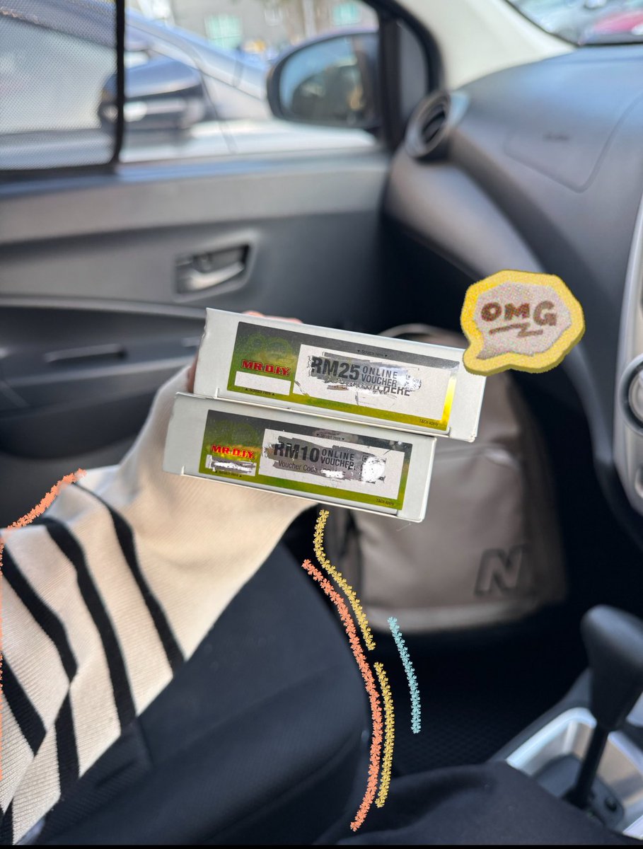 OMG, thanks MR.DIY for the online vouchers! 

Guess what? I beli USB cable dekat #MRDIY then I nampak “Scratch Here” kat kotak. I pun try nasib, sekali menang vouchers! Memang best lah, I dah lama suka shopping sini. 🥹✋

#ScratchAndWin #MRDIY20thAnniversary
