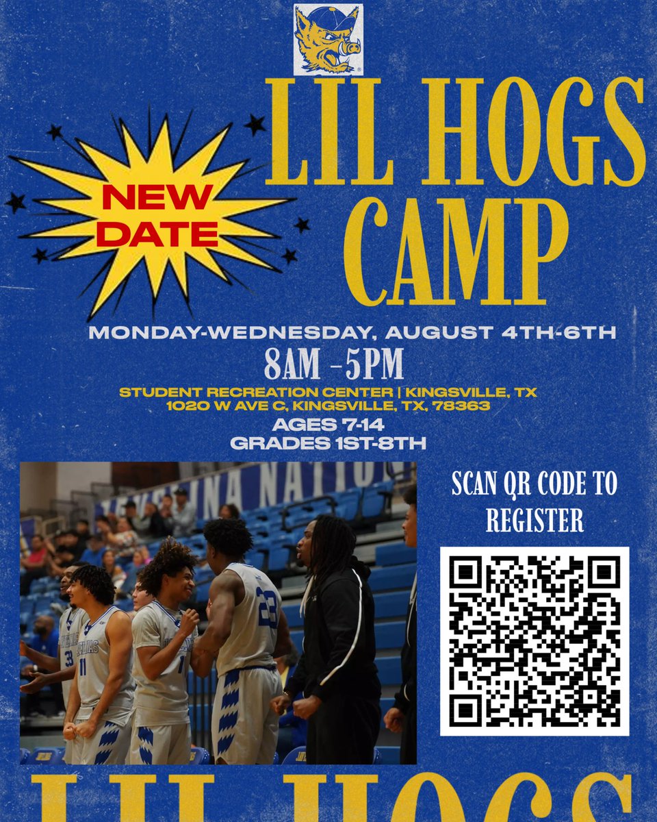 Javelina Nation,

Next week is our final week of camps &amp; want to see you there! 

We have our final elite camp on Sunday August 4th in Edinburg, TX at the G league RGV Vipers practice facility! 

javelinaathletics.com/sports/2025/5/… 

Come get better with us all next week! 

JALISCO!