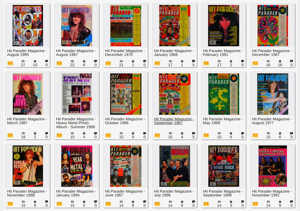 MusicVideo365's tweet image. #HitParader Magazine Archive. I was a teen in the #70s. I grew up with these #musicmagazines. I still have them. Visit the archive to #flashback to some coolness. #50s #60s #70s #80s - decades. ENJOY! archive.org/details/hitpar…