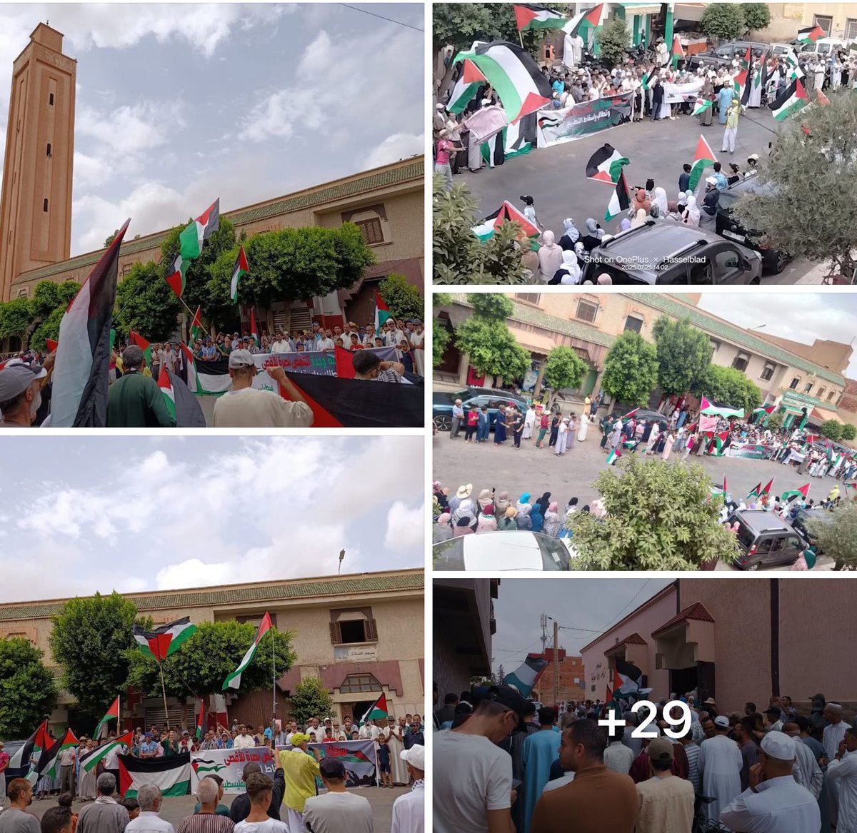 h_bennajeh's tweet image. 🔴 الشعب المغربي ينتفض اليوم بالخروج في عشرات الوقفات بعشرات المدن بمختلف مناطق وجهات المغرب، مباشرة بعد صلاة الجمعة، في إطار إسناده اليومي لغزة وتنديده بحرب الإبادة والتجويع