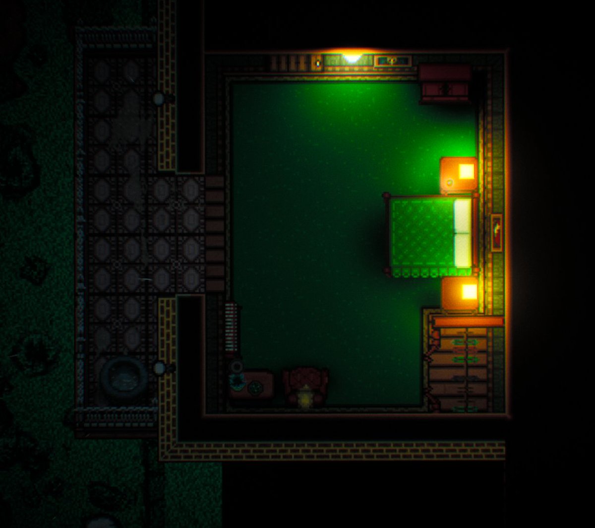 Osaat_HS's tweet image. Hey!

Another huge week of work.

Here&apos;s some level design progress for one of the last rooms that needed to be done in the 2nd stage of the game.

Cheers!
#gamedev #indiewatch #HS #OC #indiehorror #gaming #indiegame #devlog #gamers #horror #residentevil #indiequest #darkwood