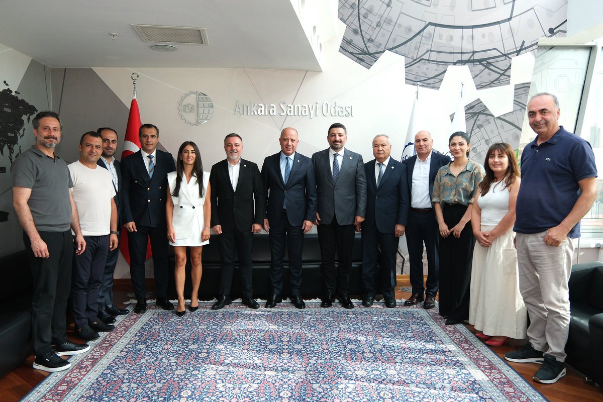 Ankara Sanayi Odası (@asokurumsal) on Twitter photo Ankara Sanayi Odası Başkanı <a href="/seyit_ardic/">Seyit Ardıç</a>, Çağdaş İş İnsanları Derneği (ÇAĞSİAD) Genel Başkanı Mikail Düzenli ve Dernek Yönetimini konuk etti.
ASO Üyesi Ulaş Paslanmaz Çelik’in Genel Müdürü Ulaş Atamtürk’ün de yer aldığı ziyarette, ÇAĞSİAD Başkanı Mikail Düzenli, Başkan Ardıç’a Ankara Sanayi Odası Başkanı <a href="/seyit_ardic/">Seyit Ardıç</a>, Çağdaş İş İnsanları Derneği (ÇAĞSİAD) Genel Başkanı Mikail Düzenli ve Dernek Yönetimini konuk etti.
ASO Üyesi Ulaş Paslanmaz Çelik’in Genel Müdürü Ulaş Atamtürk’ün de yer aldığı ziyarette, ÇAĞSİAD Başkanı Mikail Düzenli, Başkan Ardıç’a