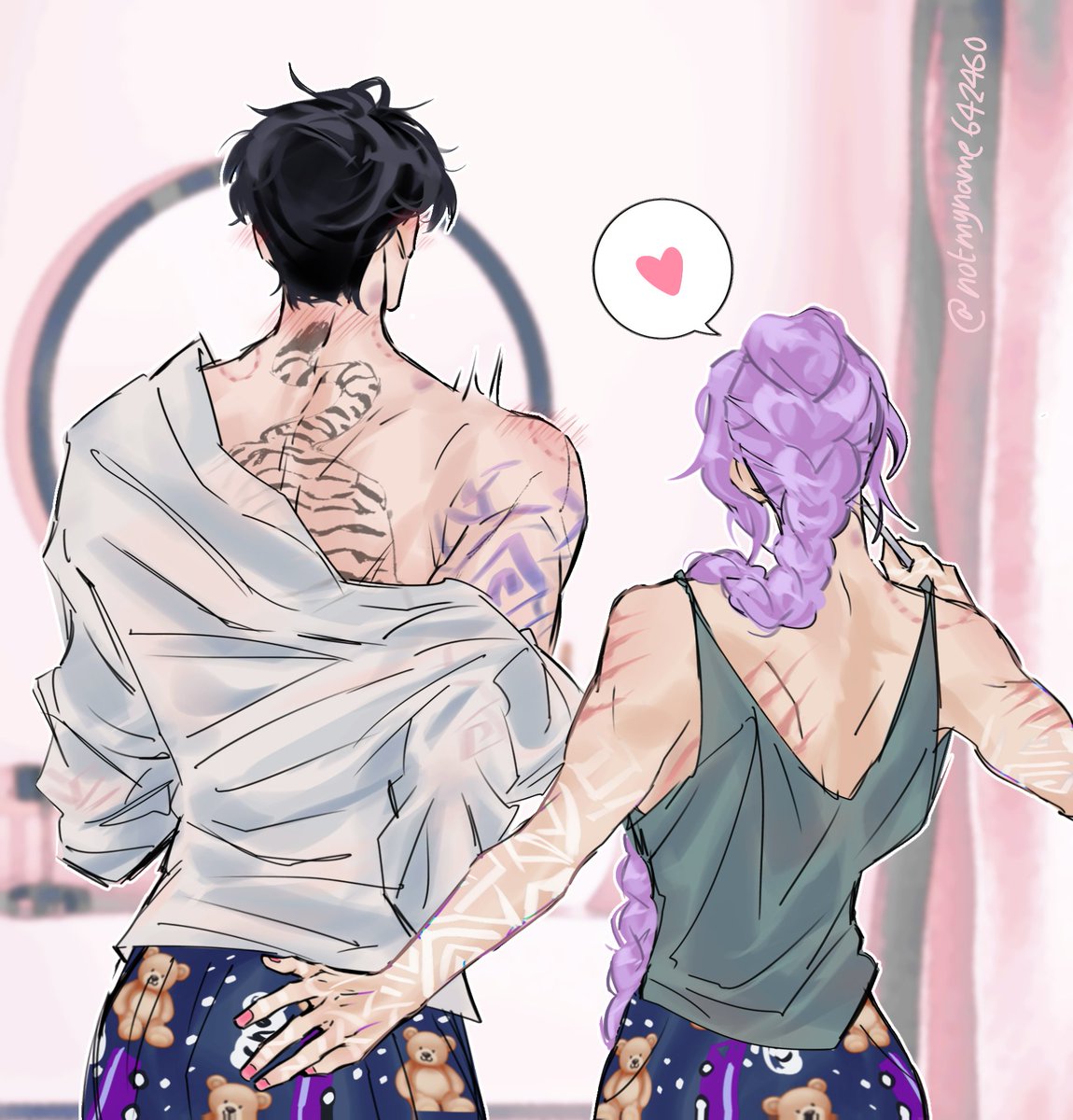 Notmyname642460's tweet image. THANKS FOR 5000+ FOLLOWERS 🧸🚂
#rujinu #KPOPDEMONHUNTERS