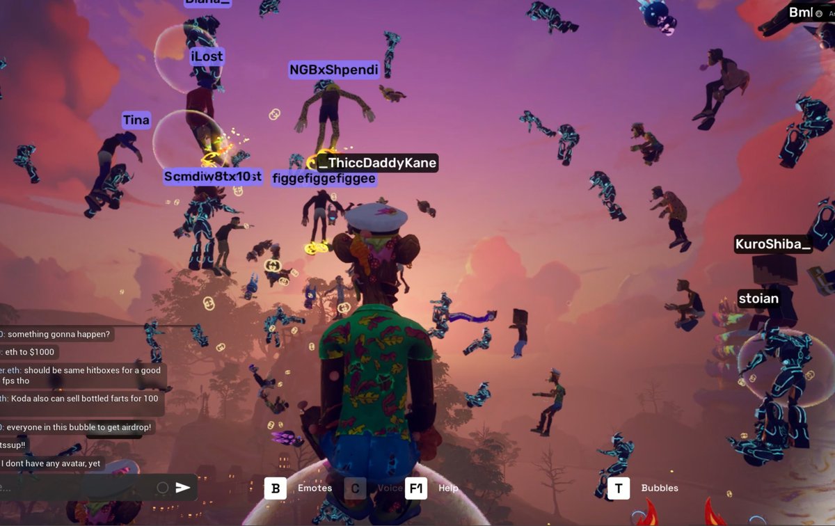 ThiccDaddyKane's tweet image. What an absolute AMAZING first experience with the first ever Meet at the Clubhouse Bubble! Bullish AF 🍌
@BoredApeYC @OthersideMeta
