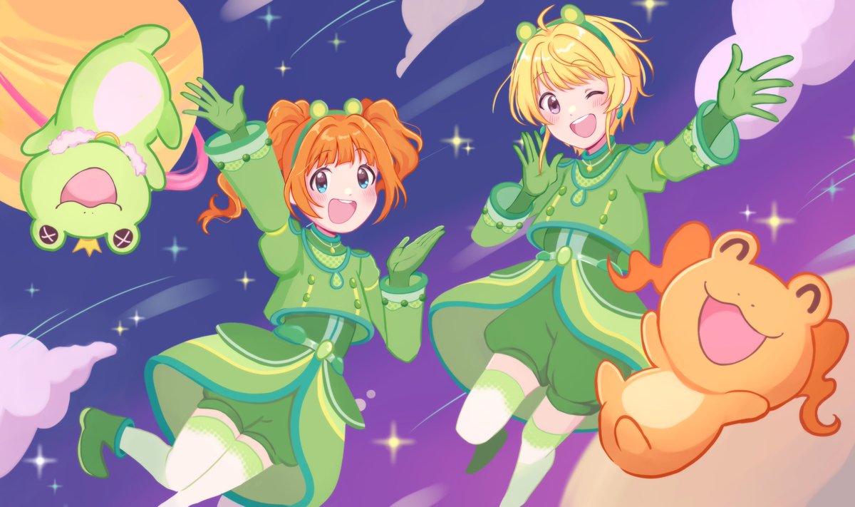 zzypb's tweet photo. ✨🐸✨🐸✨

#アイマス20周年イヤー
#アイマス20周年おめでとう 
#Idolmaster20thZine https://t.co/Wb9kdp1aXg
