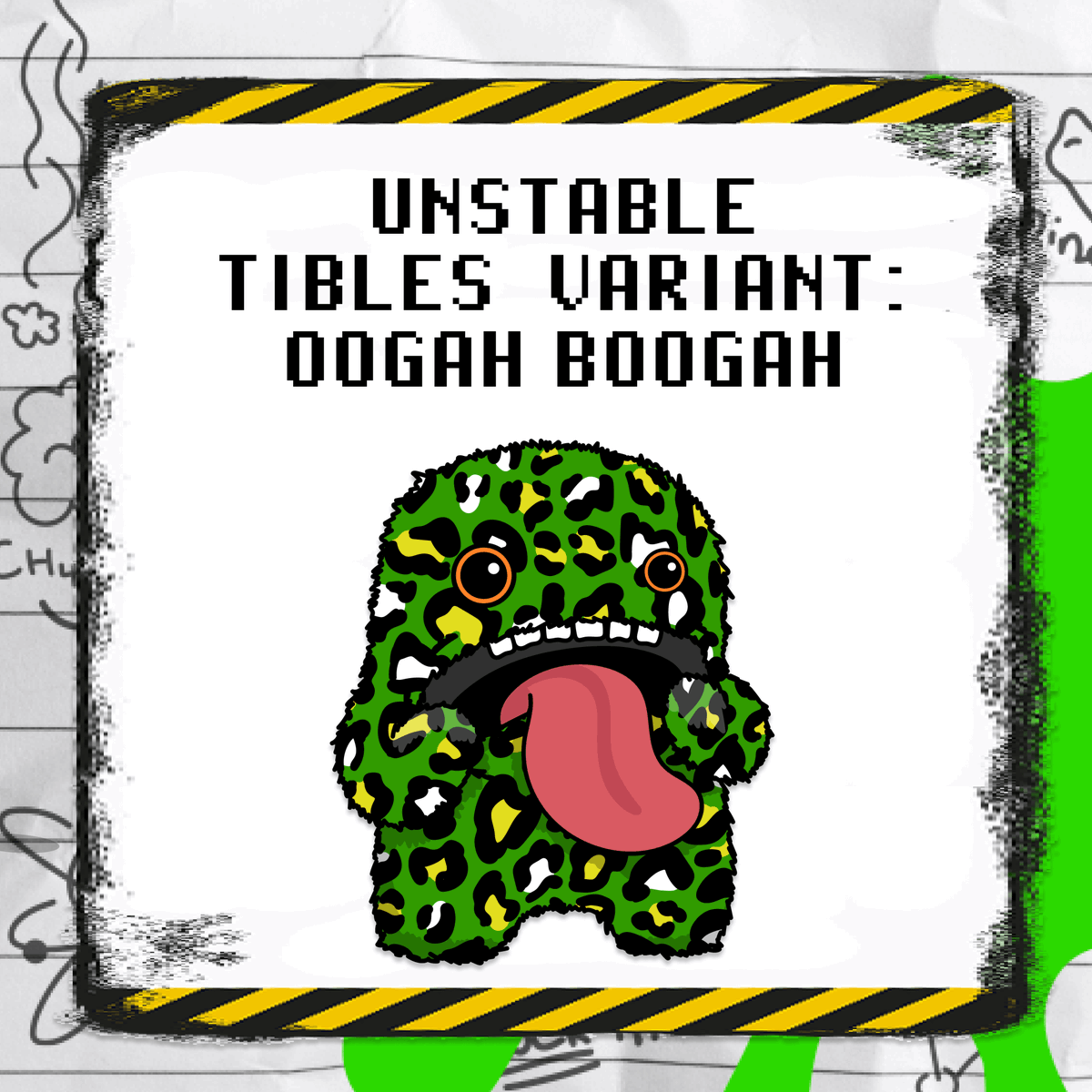 tiblesHQ's tweet photo. 💥 New Lab Misfits Unleashed!
Thanks to @alxocity & The-Fugg-Lord’s experiments, the Tibles https://t.co/0c2XTwj1ru lab is a gooey mess. Their designs have run amok & have permanently embedded themselves on the Flow blockchain!  It's time to put on your Fugg wrangler pants and catch yours for FREE today!

#onFlow 🌊