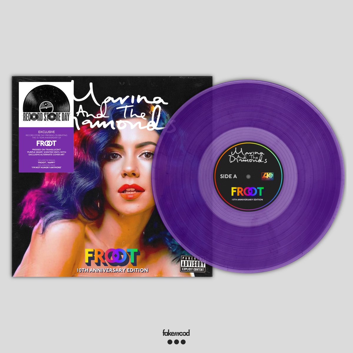 tom_xcx's tweet image. FROOT (10th Anniversary Edition) - @MarinaDiamandis
✦ Concept Artworks & Vinyl Concepts by Me.
#FROOT #Marina #froot10thanniversary #Vinyl #AlbumArtwork #Concept #GraphicDesign #MarinaAndTheDiamonds #fakemood