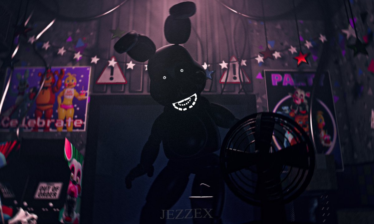 Jezzanimations's tweet image. #FNAF #FNAF2movie #ShadowBonnie #FNAF2 #office