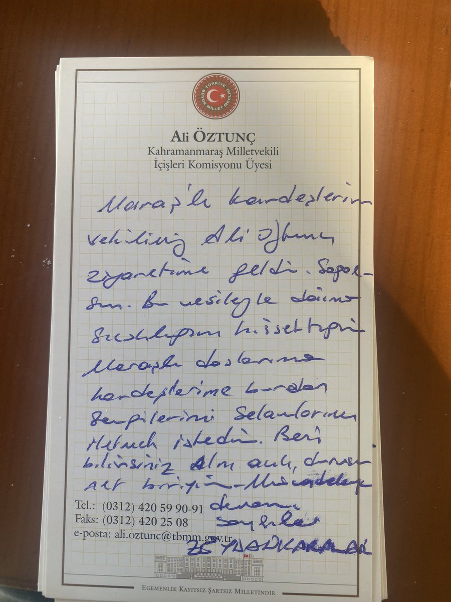 Ali_Oztunc's tweet image. Bugün Silivri Cezaevindeydim. Tutuklu belediye başkanlarımız ve arkadaşlarımızı ziyaret ettim. İstanbul Büyükşehir Belediye Başkanımız, Cumhurbaşkanı adayımız Ekrem İmamoğlu ve Adana Büyükşehir Belediye başkanımız Zeydan Karalar’ın tüm Kahramanmaraşlı hemşehrilerimize selamları…