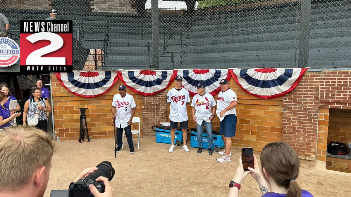 WKTV's tweet image. HALL OF FAME WEEKEND || Team coverage today as thousands make their way to Cooperstown for Baseball HOF Induction Weekend.