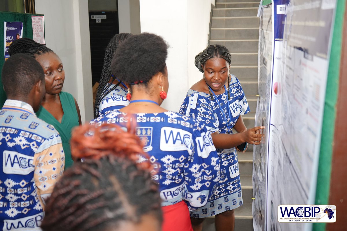 WACCBIP_UG's tweet image. It’s poster time at #WRC2025!
Our researchers are sharing exciting work.
Dive into the science, ask questions, and connect with the brilliant minds behind the posters.
Come by, explore, and show your support!
#WACCBIP #ScienceCommunication #AfricanResearch