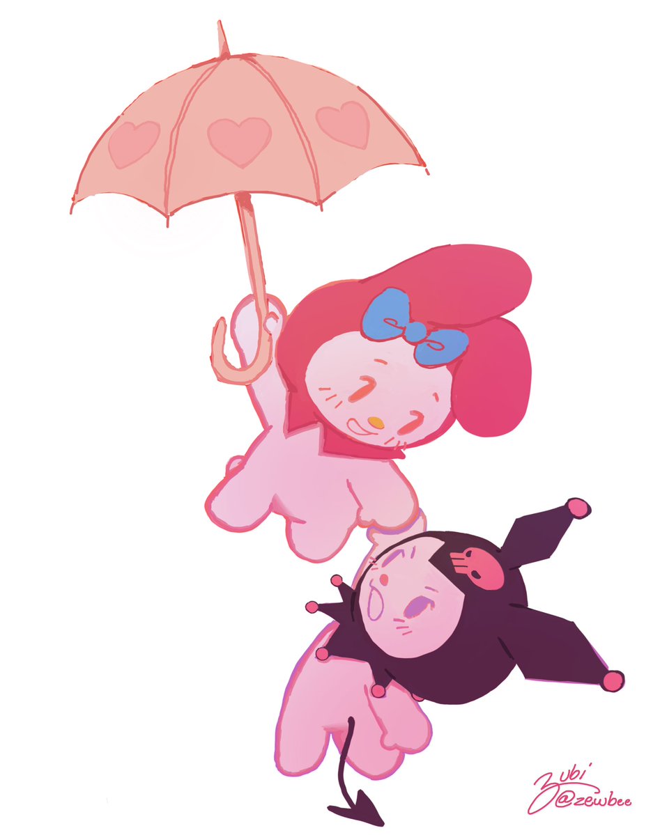zewbee's tweet image. binged the entire my melody and kuromi show yesterday