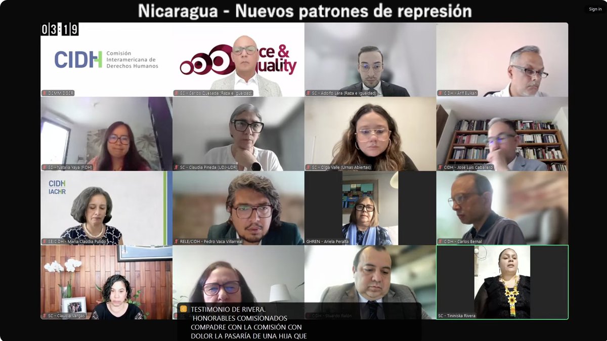 <a href="/mamnicaragua/">MAM - Nicaragua</a> <a href="/fidh_es/">FIDH</a> <a href="/UrnasAbiertas/">Urnas Abiertas</a> <a href="/NicaraguaUdj/">Unidad de Defensa Jurídica (UDJ) Nicaragua</a> Tininiska Rivera, hija de Brooklyn Rivera, denuncia que este no solo es una víctima individual, sino que su desaparición es parte de una estrategia sistemática del régimen para acallar a líderes indígenas que defienden la tierra, la autonomía y los derechos colectivos de PPII.