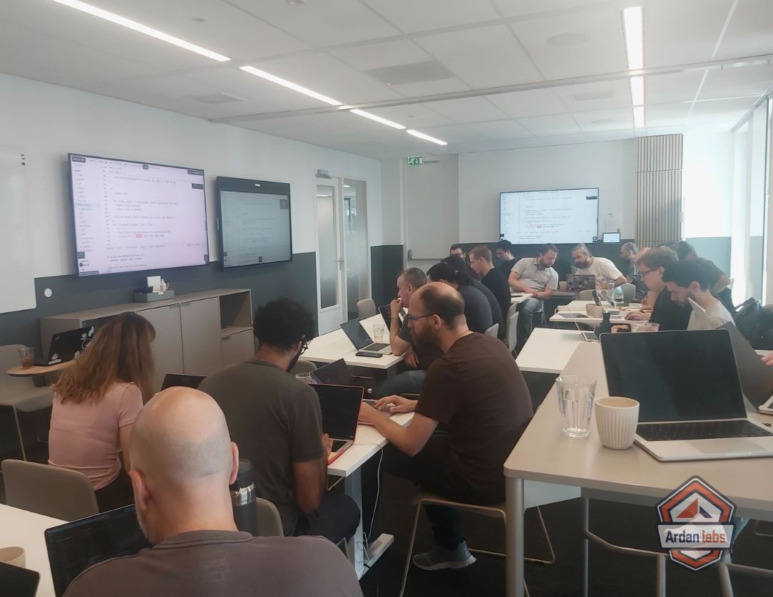 ardanlabs's tweet image. Huge thanks to @tebeka for leading an in-depth #golang training in Amsterdam, with the devs at @Adyen ! 💻🔥
To the Adyen team, thank you for choosing us to help further your team’s education. Can’t wait to see how you use your Go skills next! 🚀
This could be your team! Visit…