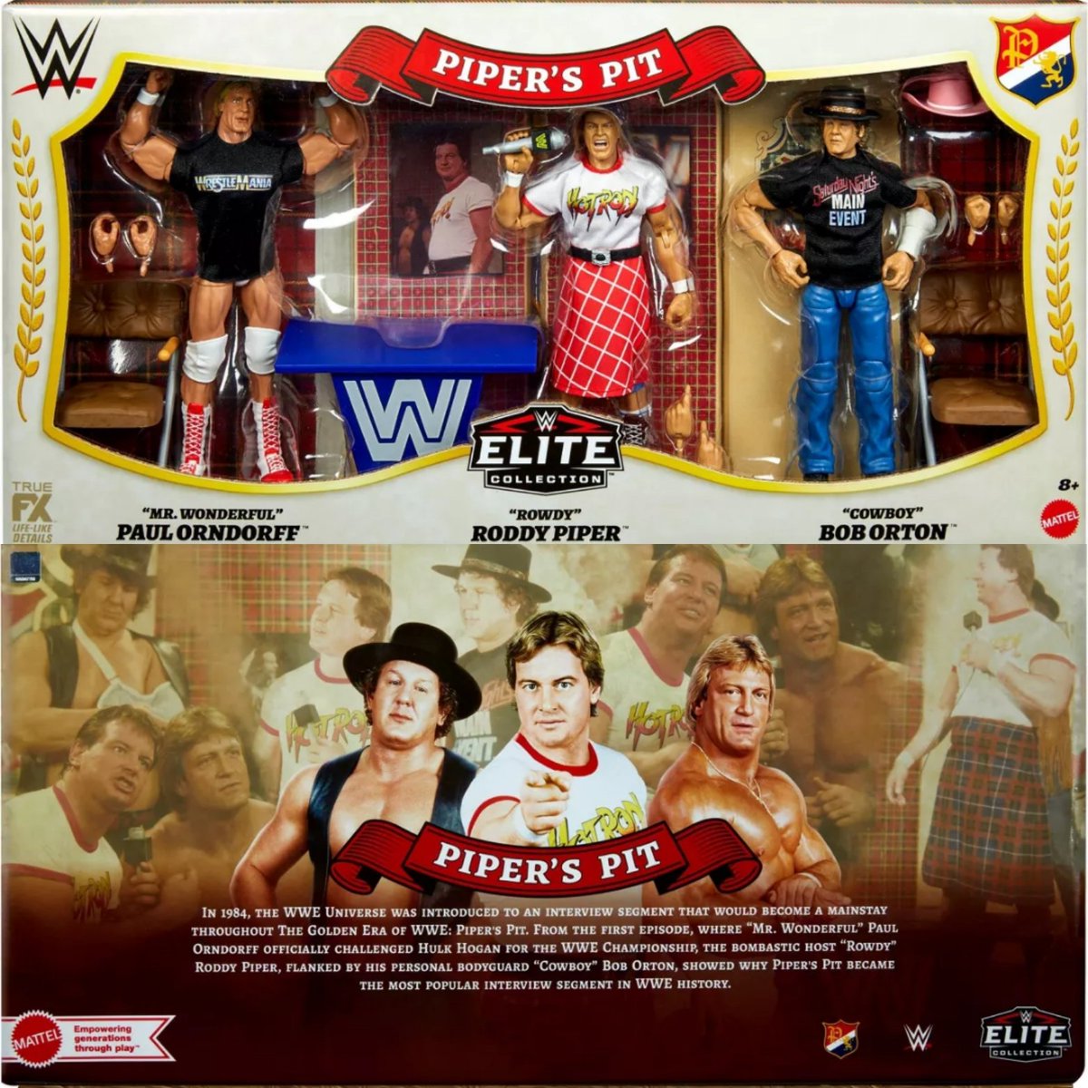 PaulOrndorffWWE's tweet image. Hey folks, the #1derful new Piper's Pit Box Set from @WWE & @Mattel is now up for pre-order at @Target!
@R_Roddy_Piper
target.com/p/wwe-elite-co…