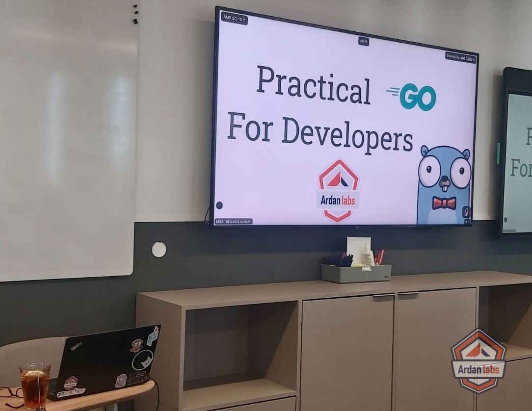 ardanlabs's tweet image. Huge thanks to @tebeka for leading an in-depth #golang training in Amsterdam, with the devs at @Adyen ! 💻🔥
To the Adyen team, thank you for choosing us to help further your team’s education. Can’t wait to see how you use your Go skills next! 🚀
This could be your team! Visit…