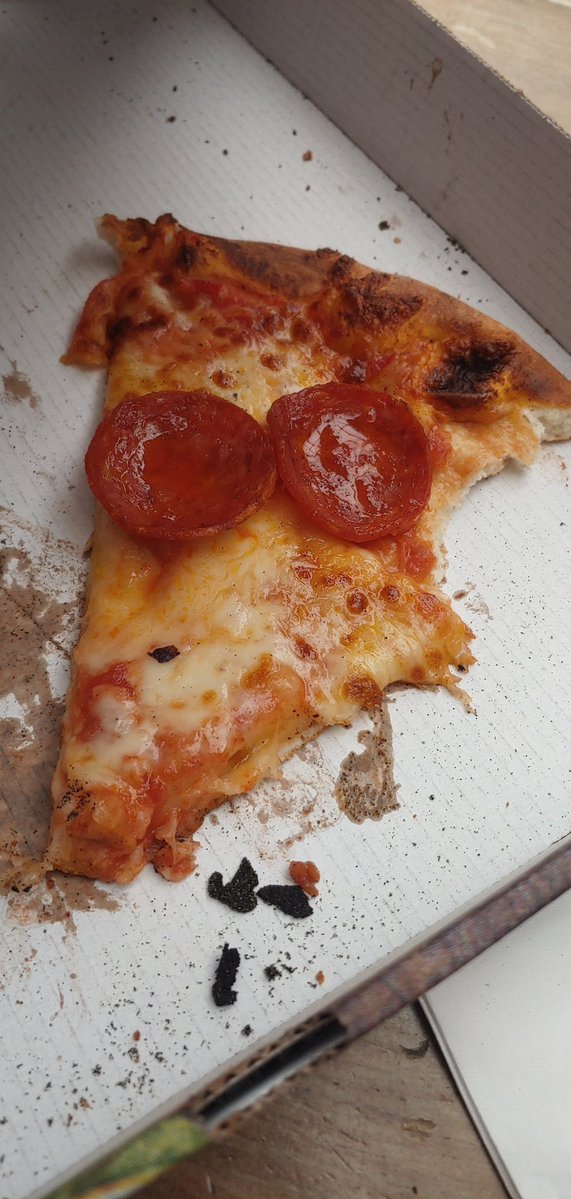 BrianBengal's tweet image. The pizza staring back at me is a tad off putting. Point deducted. 9/10 experience overall. 🤪