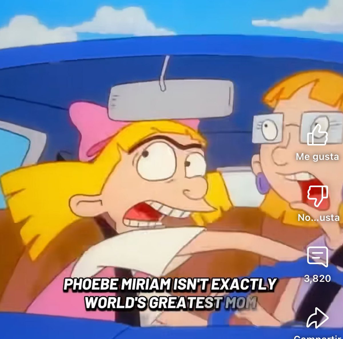 mariagamesa's tweet image. acabo de ver una recopilación de las cosas que Miriam le hizo a Helga de Hey Arnold! y sí me dio poquita tristeza :c