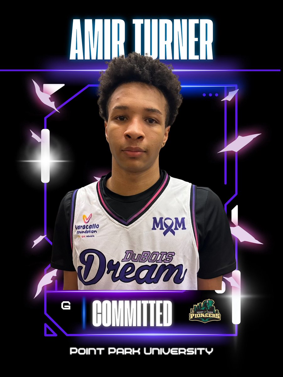 duboisdreambc (@duboisdreambc) on Twitter photo Congratulations Amir!
Last we would like to shoutout Amir Turner who committed to D2 <a href="/PointParkU/">Point Park University</a>! Although he was only in a Dream uniform for a short time, his impact & energy was contagious & we will be rooting for him at the next level! Good luck <a href="/AmirTurner0/">amir turner</a> ๐๐๐ Congratulations Amir!
Last we would like to shoutout Amir Turner who committed to D2 <a href="/PointParkU/">Point Park University</a>! Although he was only in a Dream uniform for a short time, his impact & energy was contagious & we will be rooting for him at the next level! Good luck <a href="/AmirTurner0/">amir turner</a> ๐๐๐
