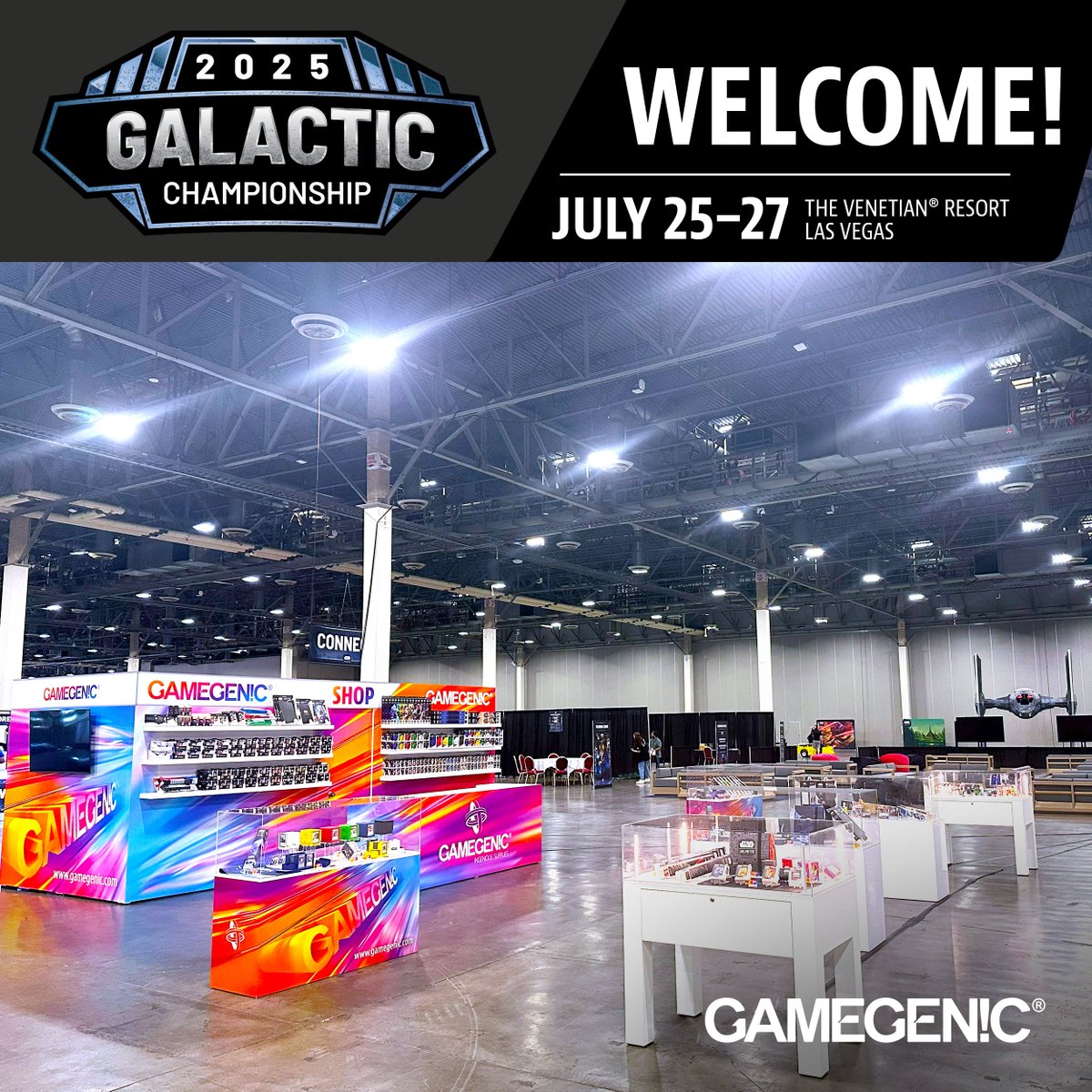 Gamegenic_'s tweet image. We are ready for the GALACTIC CHAMPIONSHIP 2025! 🙌
Make sure to visit our shop and get all the accessories you need. We’re SO hyped and can’t wait to see you there! 😍
📍The Venetian®️ Resort Las Vegas
🗓️ July 25 – July 27
#gamegenic #galacticchampionship #swu