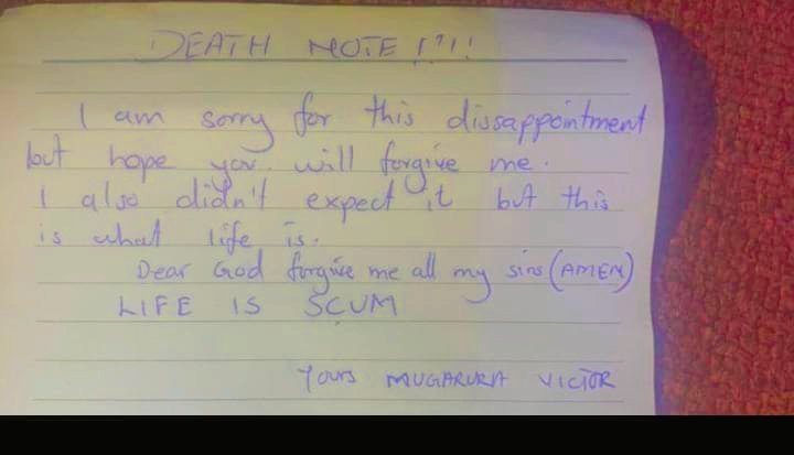 UUSOXofficial's tweet image. 🕊️💔
Yesterday we lost a young life at Kabale University to suicide😢
Another reminder that many students silently struggle. As Uganda University Students on X, we stand to advocate for mental health awareness, peer support & campus counselling.
He left behind a Death Note 💔