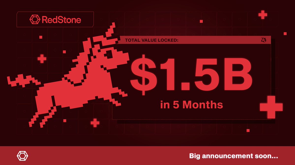 The “Pink” Chain with nearly $1.5B TVL, and growing fast.

<a href="/unichain/">Unichain</a> is the first L2 to build blocks inside a Trusted Execution Environment (TEE).

Here’s everything you missed about Unichain in one thread.

And yes, RedStone’s cooking something there 👀