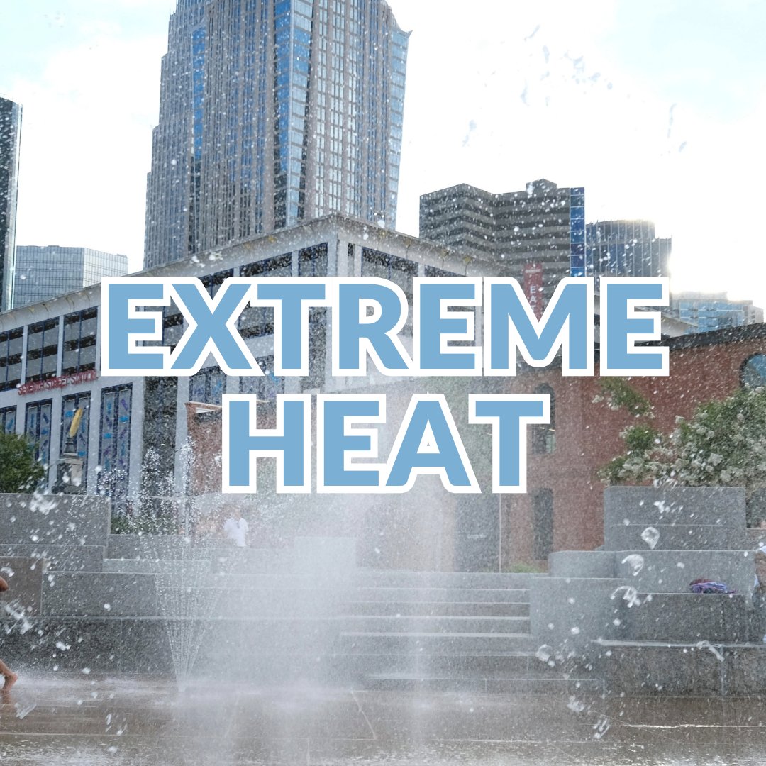 Mecklenburg County (@meckcounty) on Twitter photo Extreme heat resources are available to help neighbors stay cool this weekend: meck.co/3H38YLq
Options:
- Roof Above Day, Block Love Charlotte’s Day Services and The Relatives on Ramp for those experiencing unsheltered homelessness;
- Park & Rec;
- <a href="/cmlibrary/">Charlotte Mecklenburg Library</a> locations. Extreme heat resources are available to help neighbors stay cool this weekend: meck.co/3H38YLq
Options:
- Roof Above Day, Block Love Charlotte’s Day Services and The Relatives on Ramp for those experiencing unsheltered homelessness;
- Park & Rec;
- <a href="/cmlibrary/">Charlotte Mecklenburg Library</a> locations.