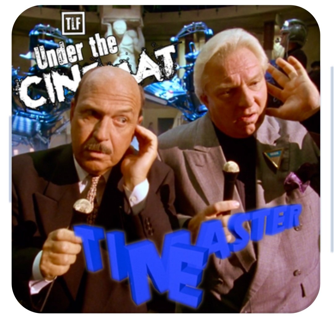 TheLapsedFan's tweet image. During our Bash at the Beach 94 show, you may have heard a passing reference to a movie Gene Okerlund and Bobby Heenan were filming at the time. To tirelessly run down any hint like this is why UNDER THE CINEMAT exists.

Presenting TIMEMASTER (1995), a true piece of shit with a…