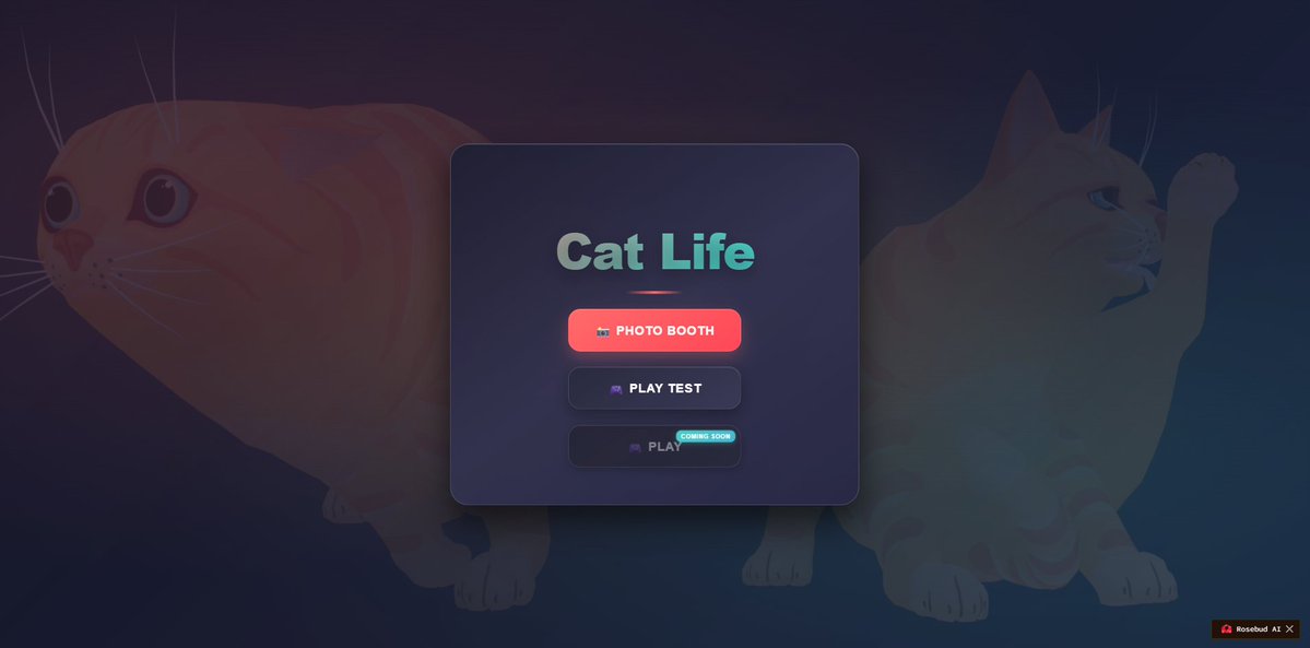 BlackCatRender's tweet image. Still in development but the playtest is now available.
@Rosebud_AI x @threejs