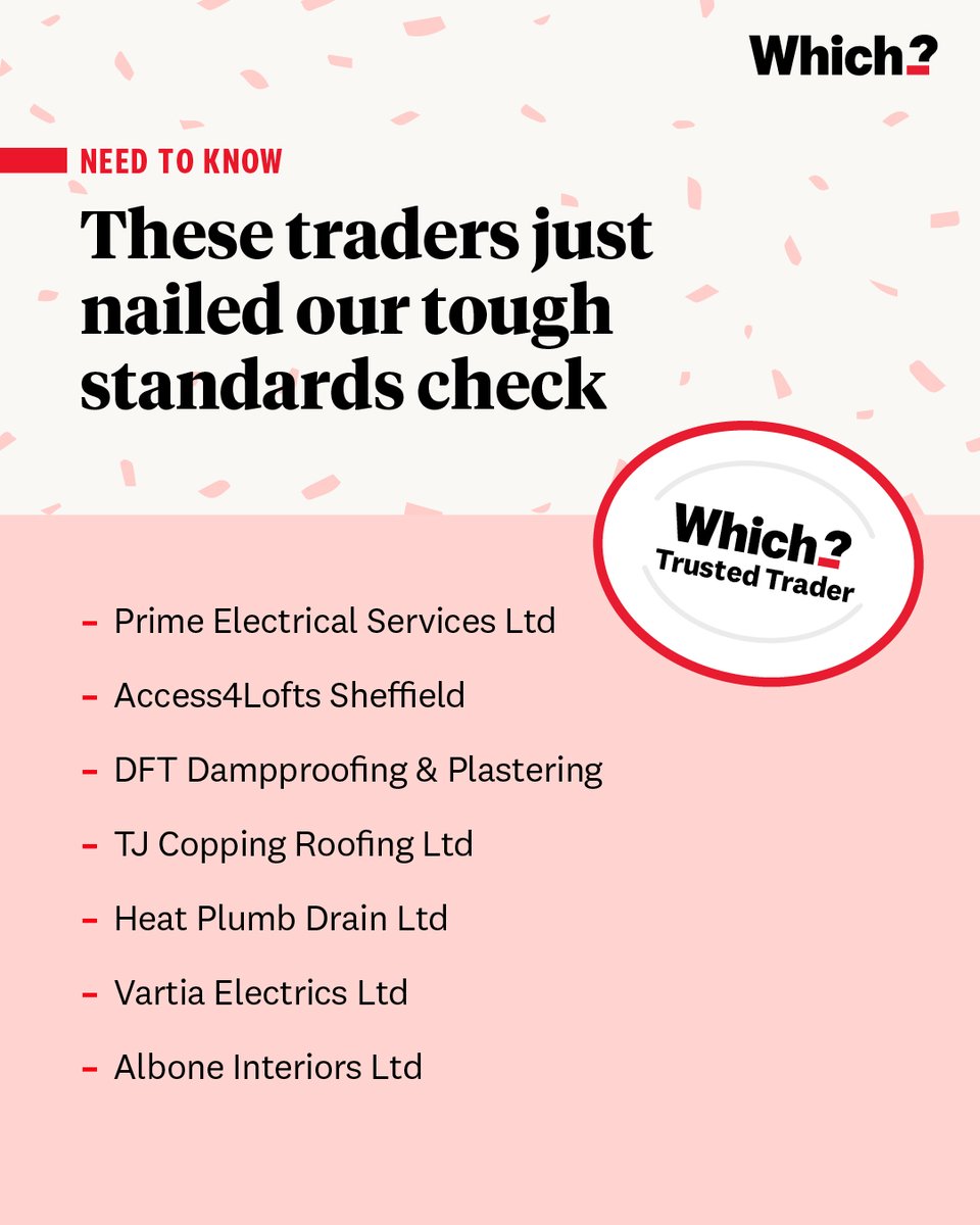 Which? Trusted Traders tweet media