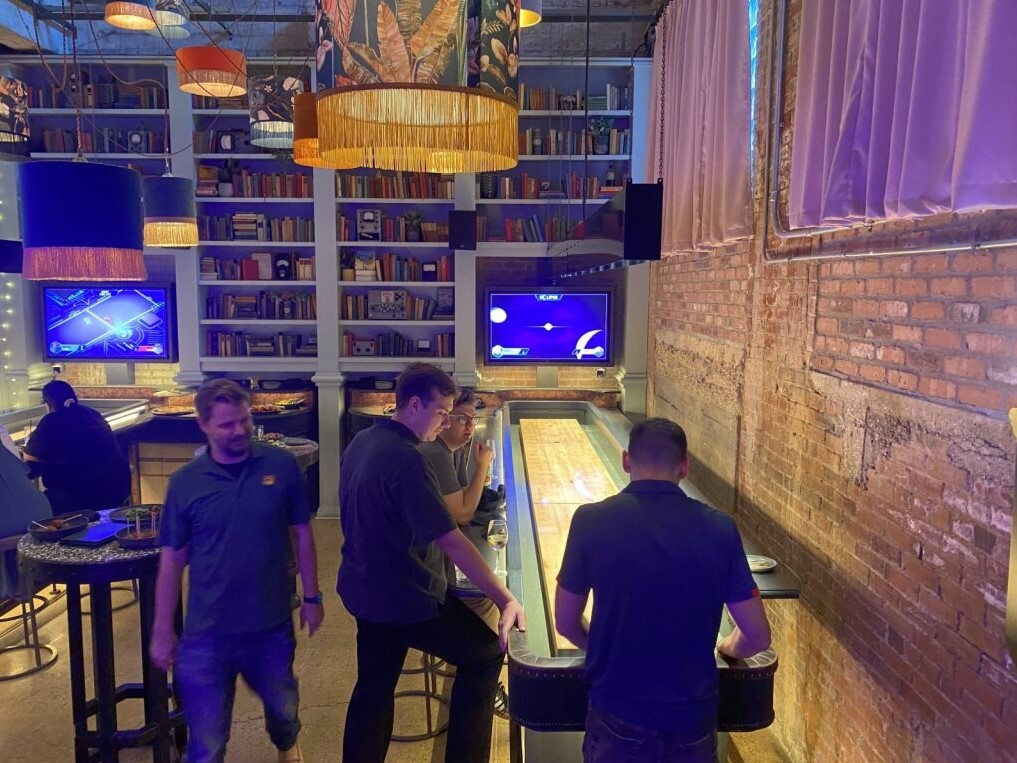 Our DFW team took a break from the office and spent some time at Electric Shuffle, showing off their shuffleboard skills and enjoying some well-deserved fun!
