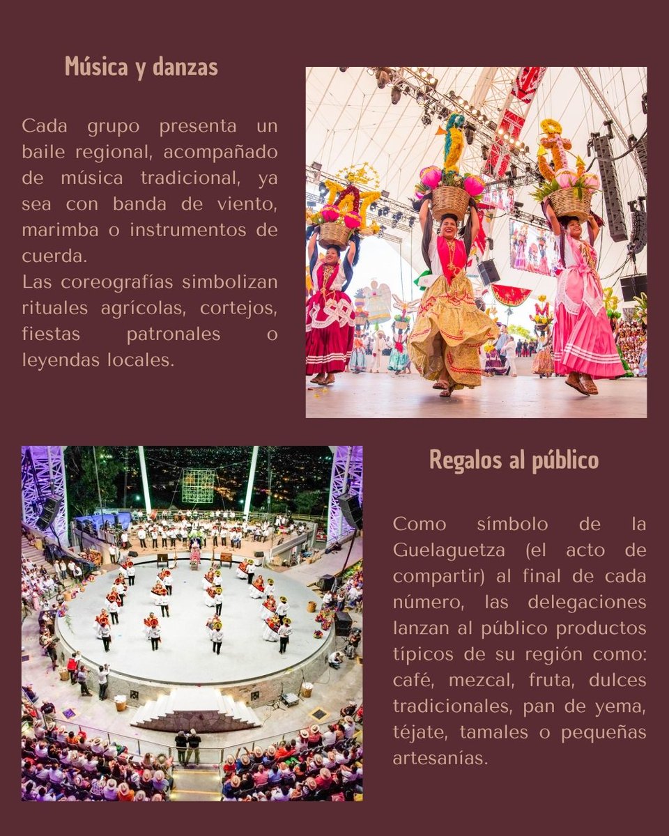 ConsulMexFresno's tweet image. #Turismo | 🎉La Guelaguetza es la máxima celebración de la cultura oaxaqueña. Que rinde homenaje a sus danzas ancestrales, sus trajes típicos de las ocho regiones del estado, su música tradicional y su basta gastronomía. 🏵
#DiplomaciaTuristicaMx @sectur_goboax @GobOax @SECTUR_mx