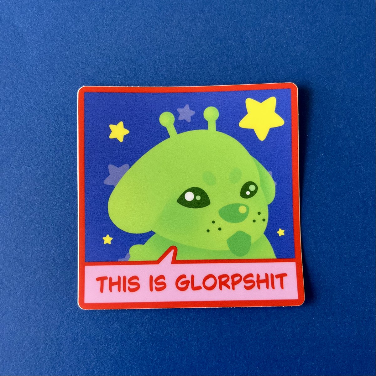 New little guy on my Ko-Fi shop! 👽
Matte vinyl sticker, weatherproof and ready to decorate your stuff with!
ko-fi.com/s/ccda8ad79d