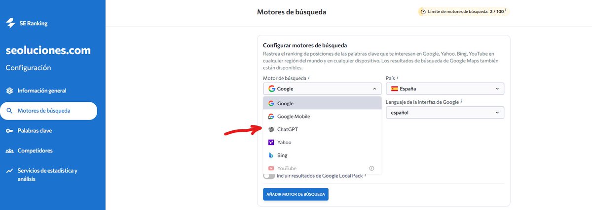 David Ayala (@soywebmaster) on Twitter photo 😍 Sabes que ya puedes trackear búsquedas de ChatGPT con <a href="/SERanking/">SE Ranking</a>
➡️Y no solo eso, también estudiar a los competidores 😍 Sabes que ya puedes trackear búsquedas de ChatGPT con <a href="/SERanking/">SE Ranking</a>
➡️Y no solo eso, también estudiar a los competidores