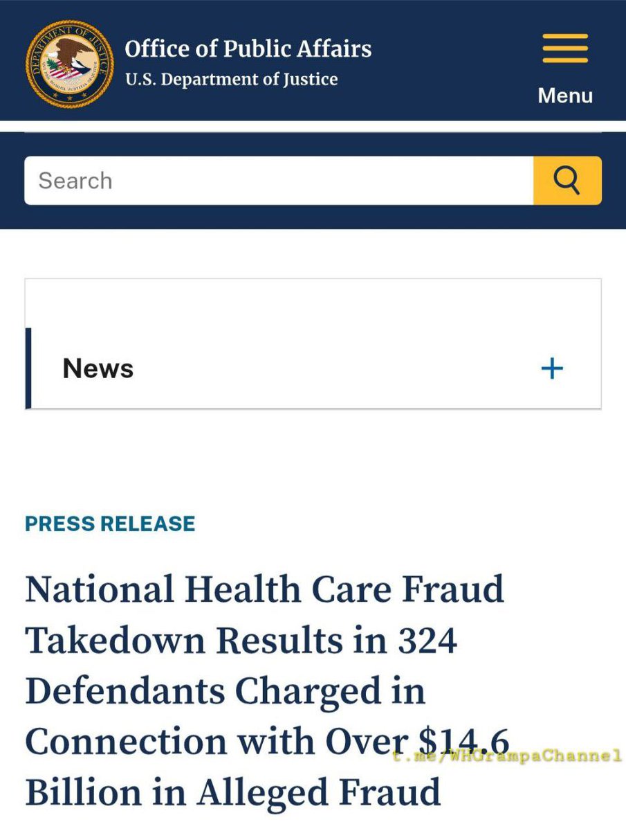 QuantumGuard17's tweet image. The DOJ busted 324 defendants nationwide ...
Doctors .. nurses .. pharmacists .. scammers .. involved in massive schemes to steal from Medicare Medicaid TRICARE and private insurers ....