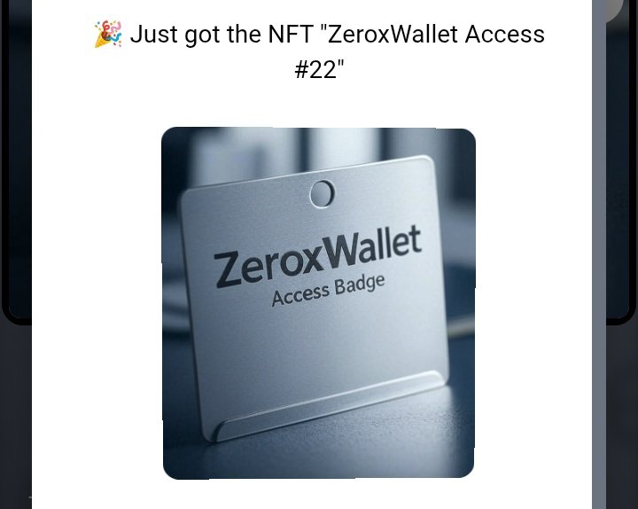 PrInCe_of_GoD5's tweet image. Just minted my @ZeroxWallet NFT #22🔥
No stress. Just smooth onboarding into Web3.
This isn’t just a wallet, it’s a movement.
Proud to be early. Let’s build.
Wallet: 0x27Ec7FdC81A729846F340974Eded82B52c91Fa94
#ZeroxTesnet @ZeroxWallet