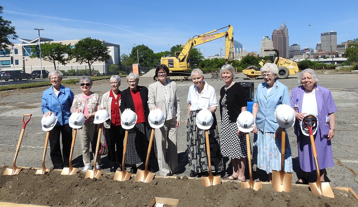 Women Religious Archives Collaborative breaks ground on Heritage Center in Cleveland's Central neighborhood: bit.ly/3U0mbaR