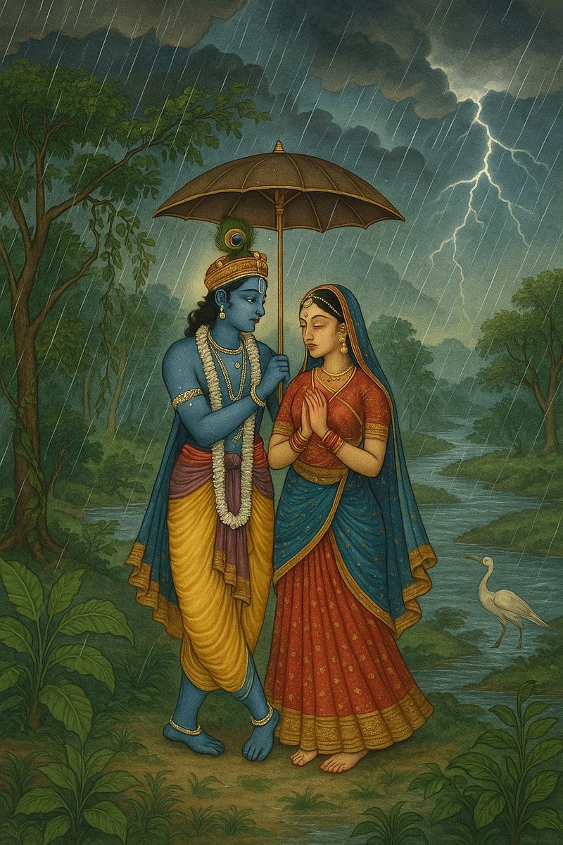 MehHarshil's tweet image. શ્રાવણ જલ બરસે,
સુંદર સરસેં બાદલ ભરસે,
અંબરસેં તરુવર વિરિવરસે,
લતા લહરસે નદિયાં પરસે,
સાગર સરસેં દંપતી દુઃખ હરસે,
સેજ સમરસેં લગત જહરસેં,
દુઃખકારી કહે રાધે પ્યારી,
હું બલિહારી ગોકુળ આવો ગિરધારી.