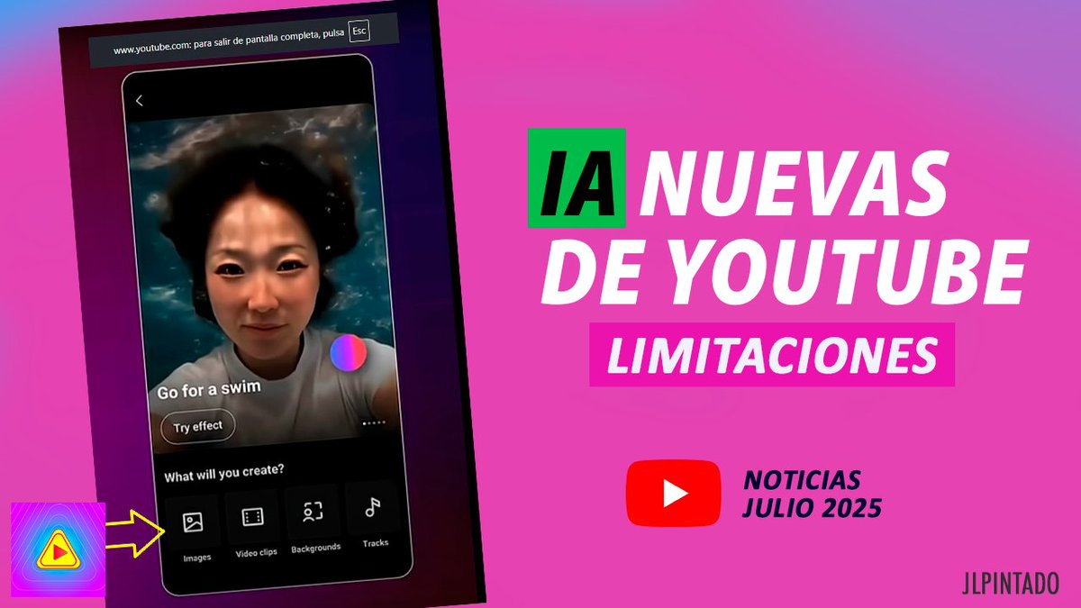 AlertaCreadores's tweet image. Youtube ha lanzado una seria de nuevas herramientas basadas en inteligencia artificial, veamos todo esto y sus limitaciones en el siguiente vídeo. ➡️➡️ youtu.be/Sivg8Qc_n7Q