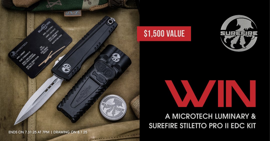 guns_win's tweet image. Win a Surefire flashlight and a Microtech!
Enter here: wn.nr/G3Ez2W6
.
#2a #gungiveaway
