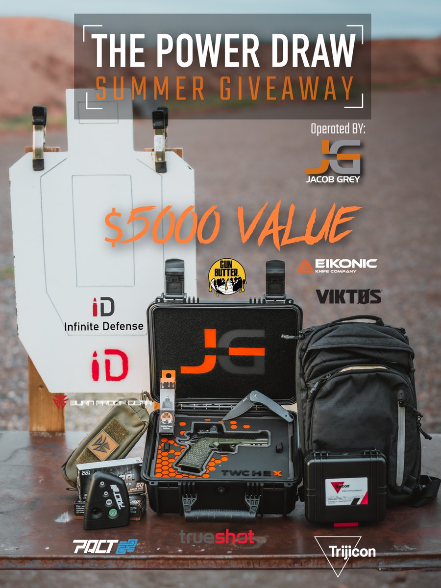 Trijicon's tweet image. Here’s your chance to win all this gear: app.viralsweep.com/sweeps/full/2b… 

@JGFirearms